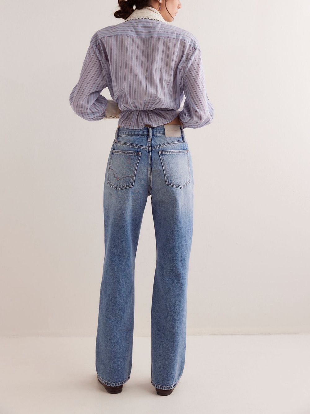 Free People Holly High Rise Bootcut Jeans - Picture 3 of 4